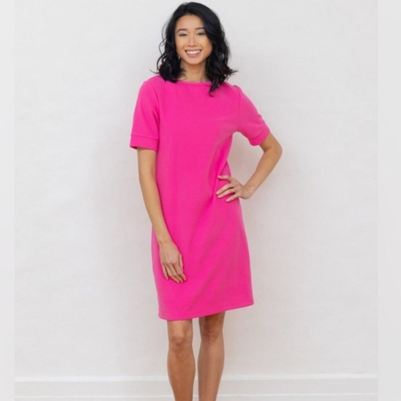 Dudley Stephens Pink Terry Fleece Dress size M - Picture 1 of 8